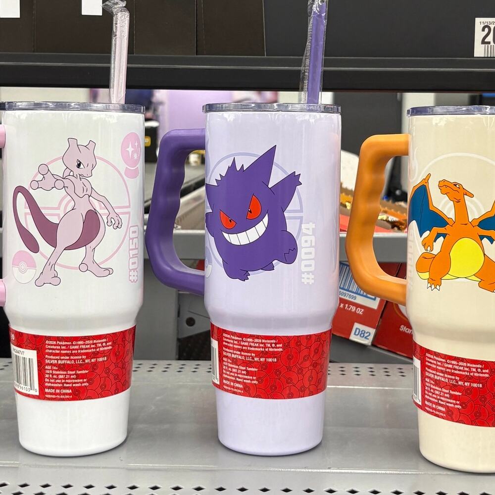 3 Pokemon Tumblers